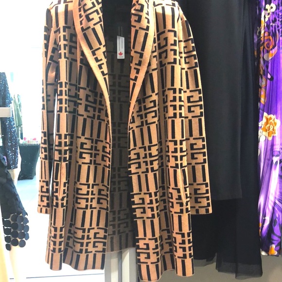 FRANK LYMAN KNIT LONG SWEATER/ JACKET - Picture 4 of 8